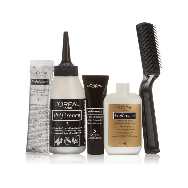 Préférence Tie & Dye Ombré N°3 – Kit Éclaircissant Balayage & Mèches Californiennes