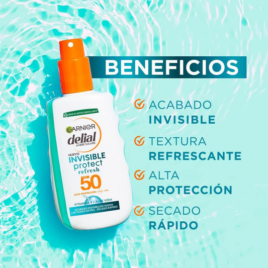 Ambre Solaire Clear Protect – Spray Transparent SPF50+ – 200 ml