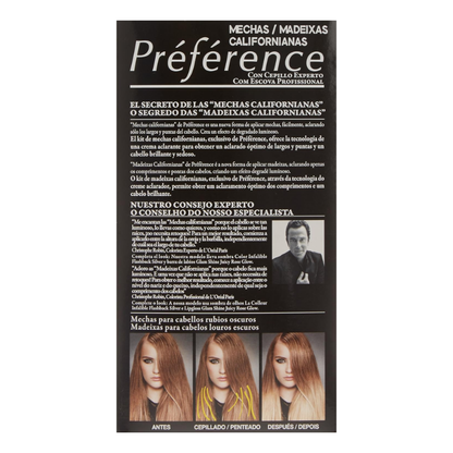 Préférence Tie & Dye Ombré N°3 – Kit Éclaircissant Balayage & Mèches Californiennes