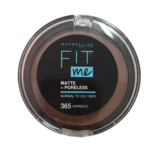 Fit Me Poudre Matifiante 365 Espresso Fini Mat Floutant Anti Brillance
