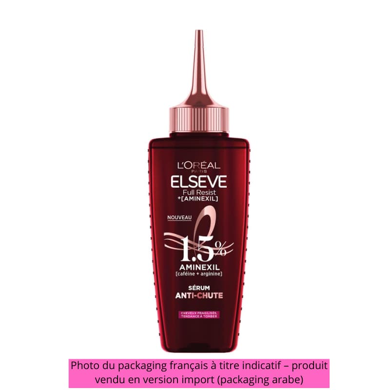 Elvive Full Resist Sérum Aminexil 102 ml Anti-Chute Fortifiant Cuir Chevelu