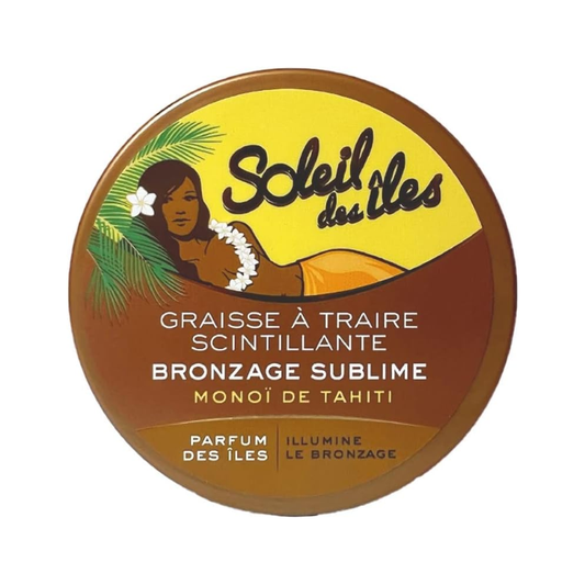 Graisse à Traire Scintillante Monoï de Tahiti Parfum Tiaré 150 ml