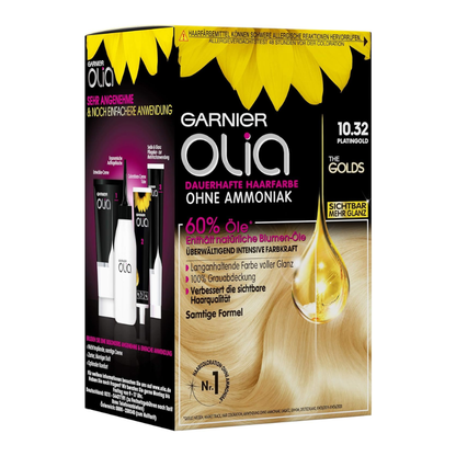 Olia 10.32 Platinum Gold Coloration Permanente Sans Ammoniaque