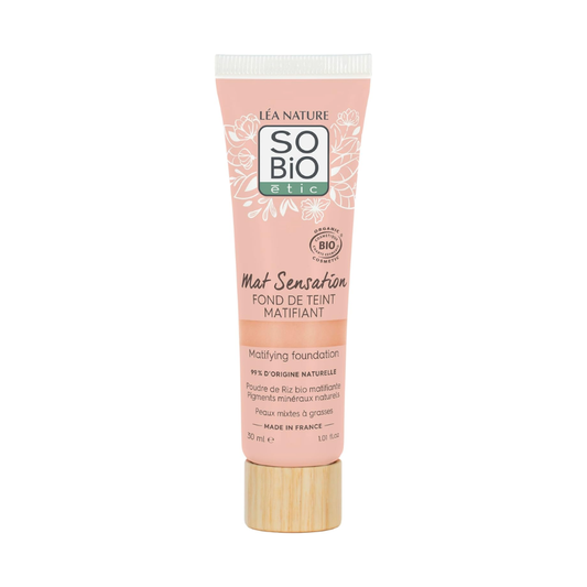 Fond de Teint Mat Sensation 15 Vanille Rosé 30ml Bio