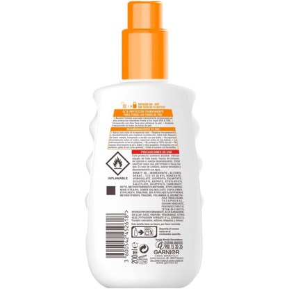 Ambre Solaire Clear Protect – Spray Transparent SPF50+ – 200 ml