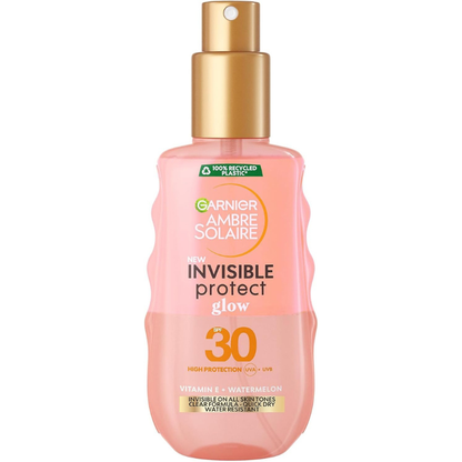 Ambre Solaire Invisible Protect Glow SPF30 – Spray Solaire 150 ml
