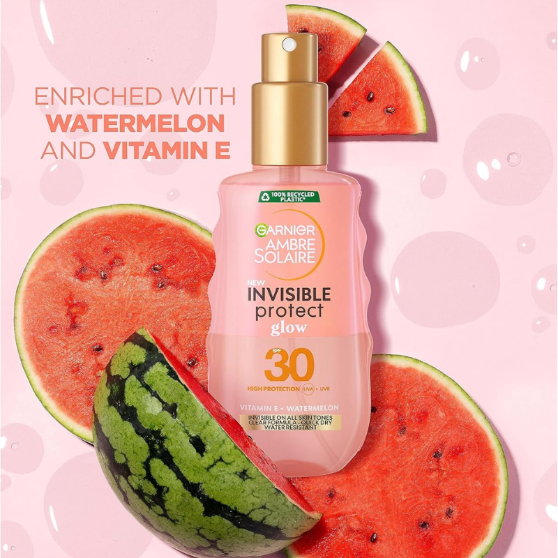 Ambre Solaire Invisible Protect Glow SPF30 – Spray Solaire 150 ml