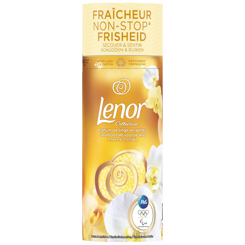 Perles Parfum de Linge Ambre & Orchidée – Booster de fraîcheur 165 g